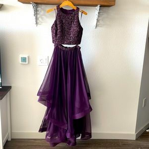 Prom dress, City Triangles, Size 5 , Dark purple.